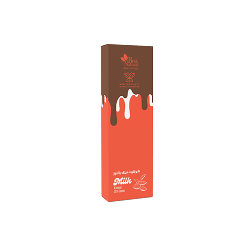 Milk CHOCOLATE WITH ALMONDS 40 g