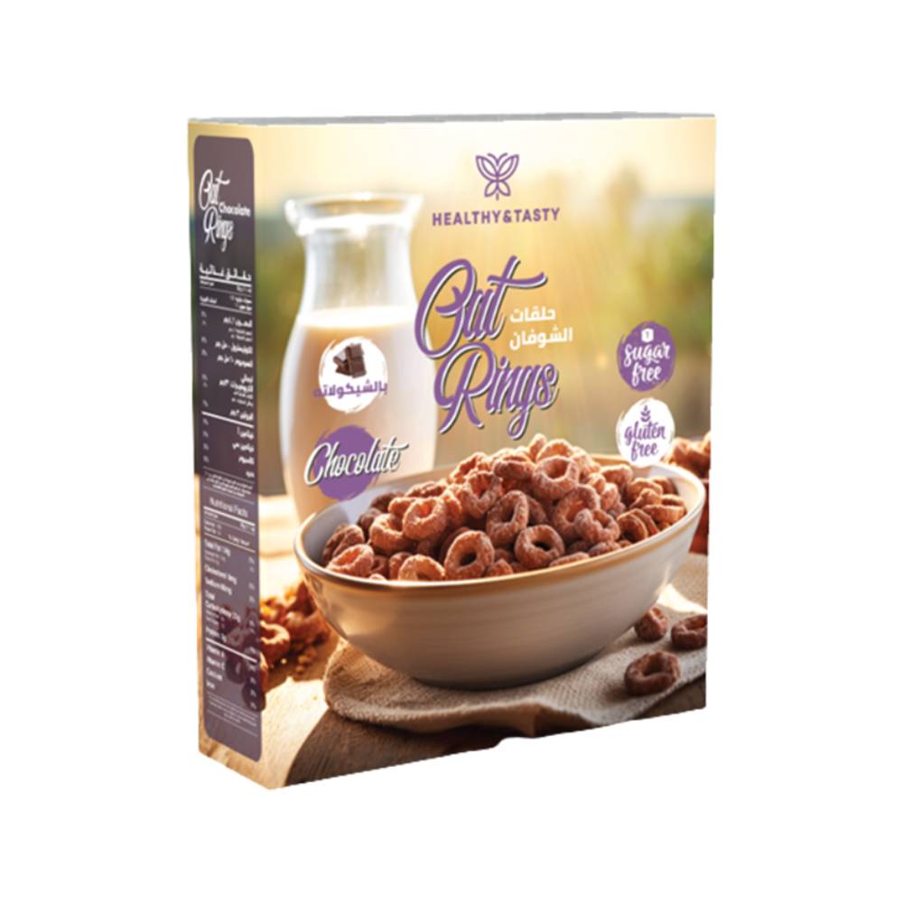 OAT RINGS CHOCLATE 285 g