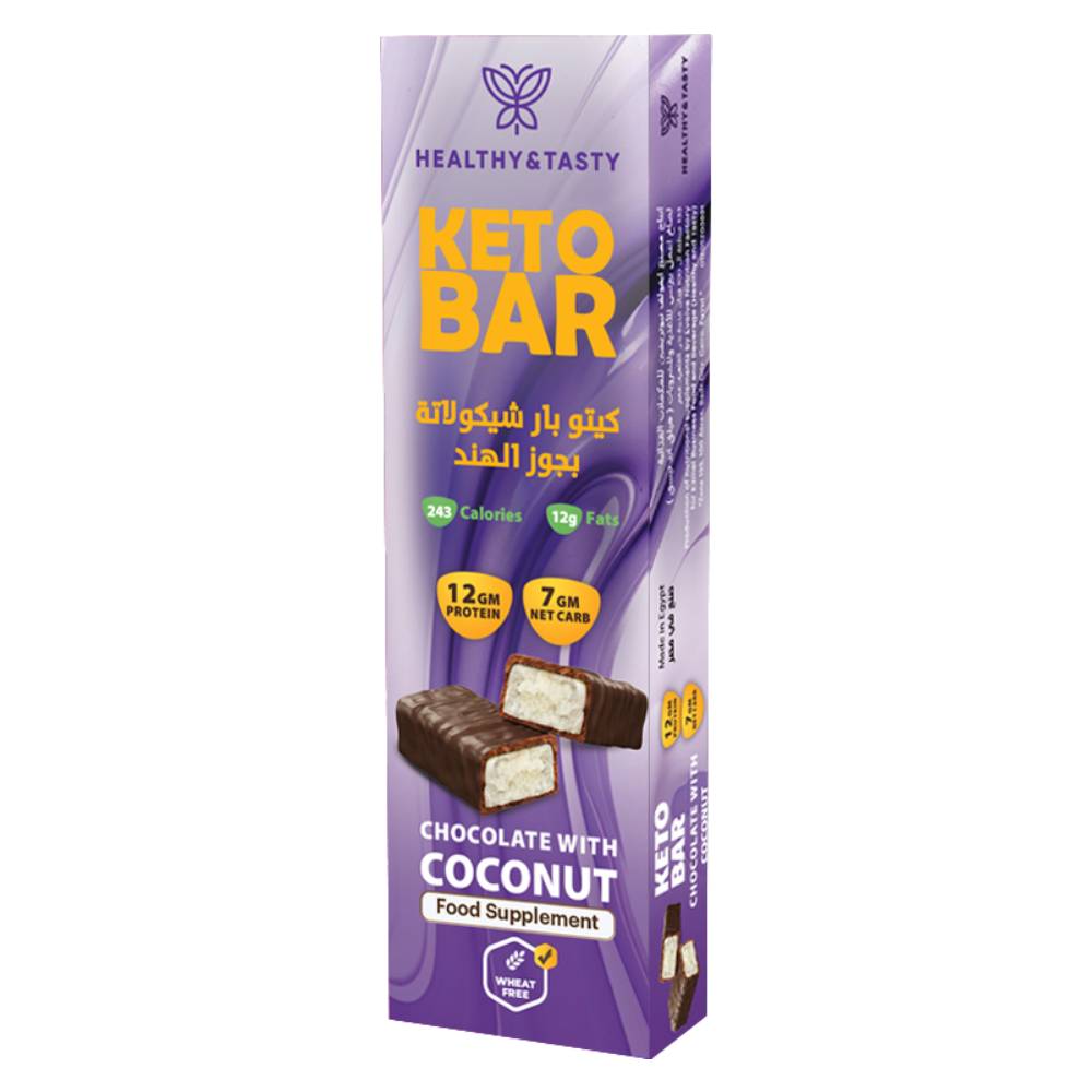 KETO BAR CHOCOLATE WITH COCONUT 60 g